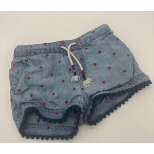 MATILDA JANE Shorts 2T Blue Red Polka Dot